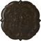 Ekena Millwork Victorian Ceiling Medallion, Hand-Painted Stone Hearth Crackle, 24 3/8"OD x 1"P CM24VISHC - alternate 1